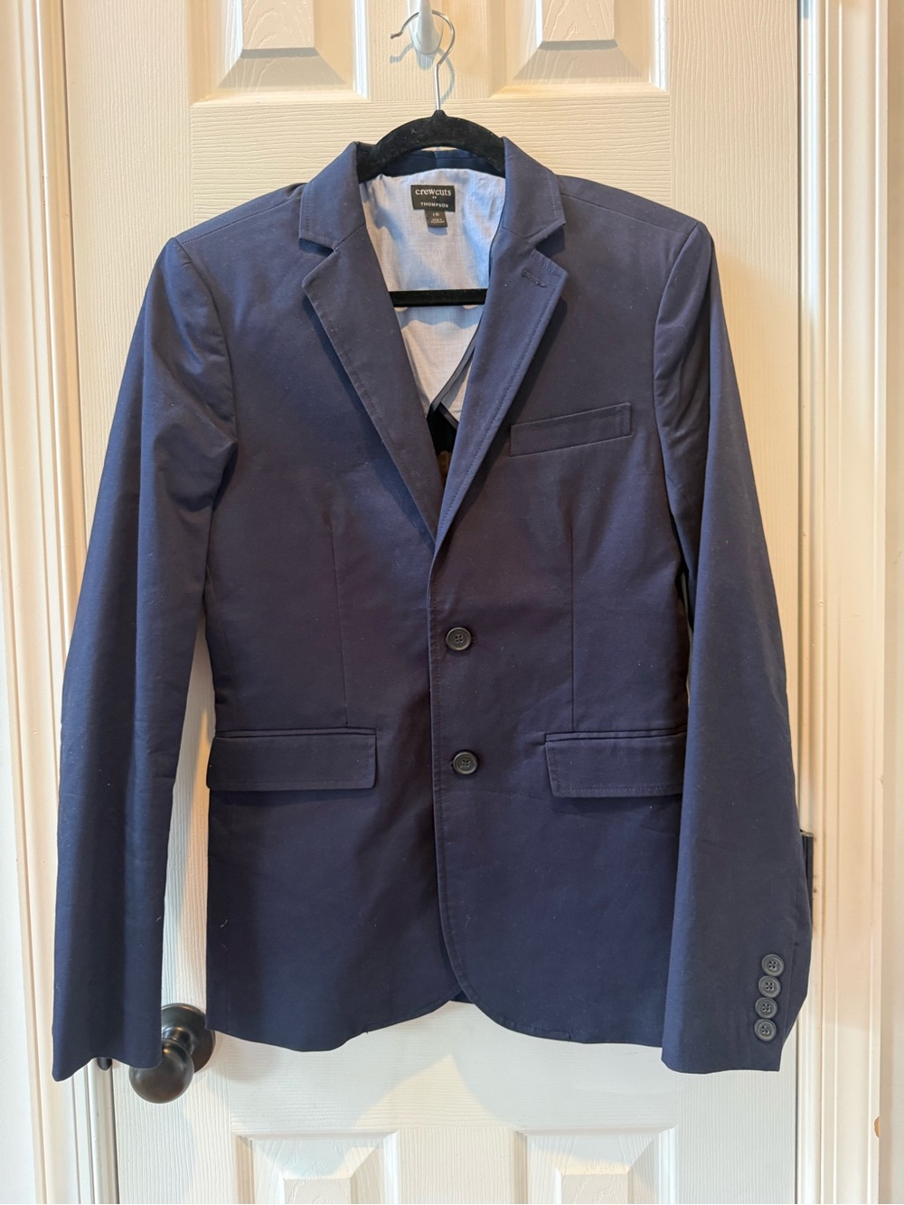 Crewcuts Navy Blue Two-Button Sport Coat